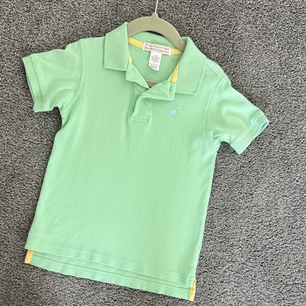 The Beaufort Bonnet Company Mint Polo Shirt